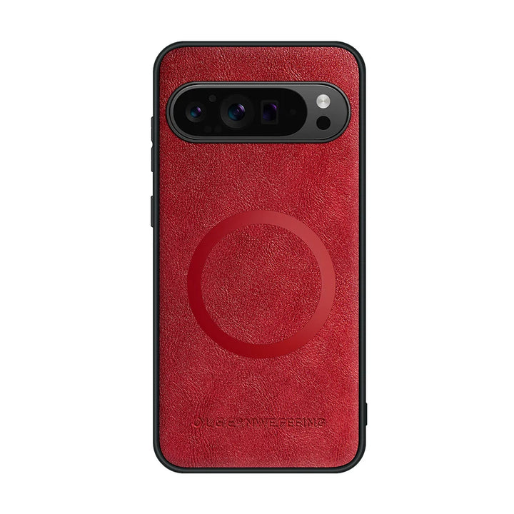 Anti-Fingerprint Leather Magnetic Case - The Pixel Store