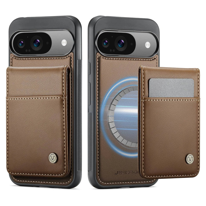 Leather Case with Card Holder For Google Pixel 9 Series - The Pixel Store