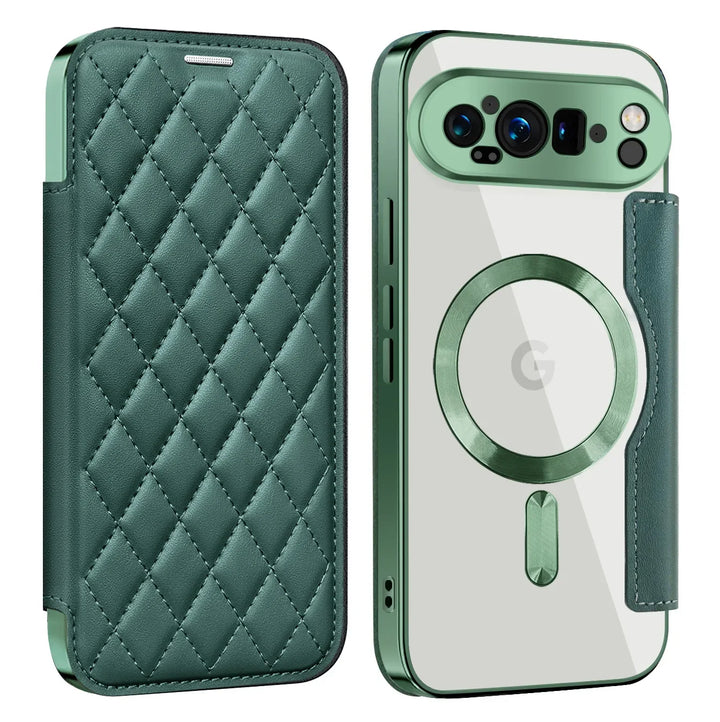 Elegant Leather Wallet Case with MagSafe - The Pixel Store