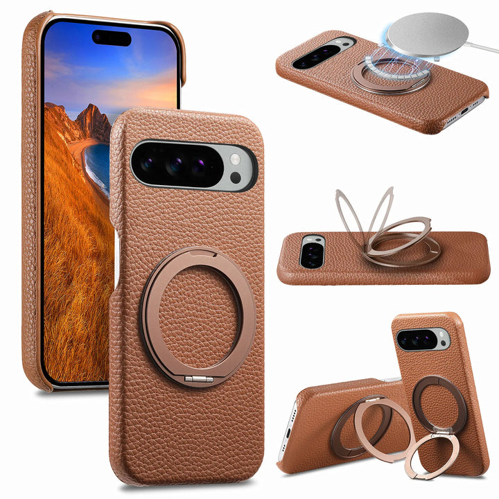Leather MagSafe Ring Case For Pixel Series