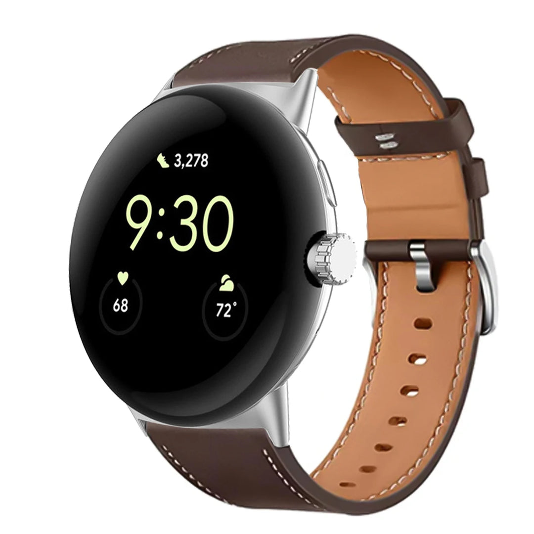 Premium Leather Band for Pixel Watch 4 - The Pixel Store