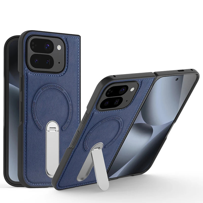 Magnetic Leather Case with Stand For Pixel Fold - The Pixel Store