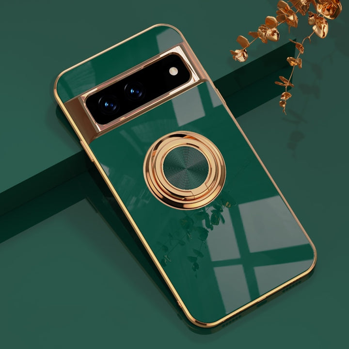 Luxury Plating Silicone Shockproof Phone Case For Google Pixel 7 Series - The Pixel Store