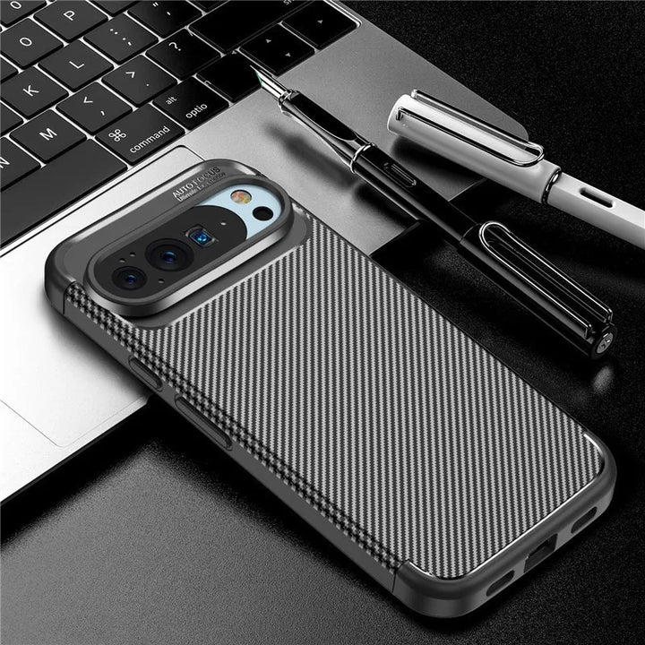 Carbon Fiber Texture Protective Case - The Pixel Store