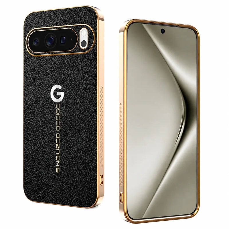 Luxe Leather Armor Case For Google Pixel 11 Pro