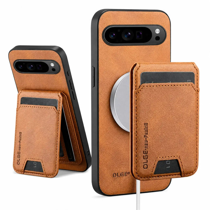 Magnetic Detachable Wallet Case For Pixel Series