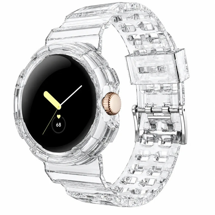 Clear Shockproof Strap Case for Pixel Watch 5