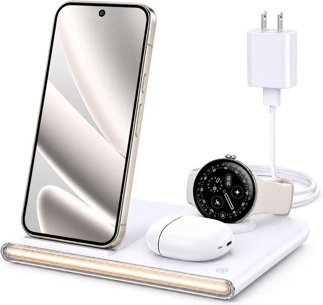 3 in 1 Wireless Charger for Google Pixel Ecosystem