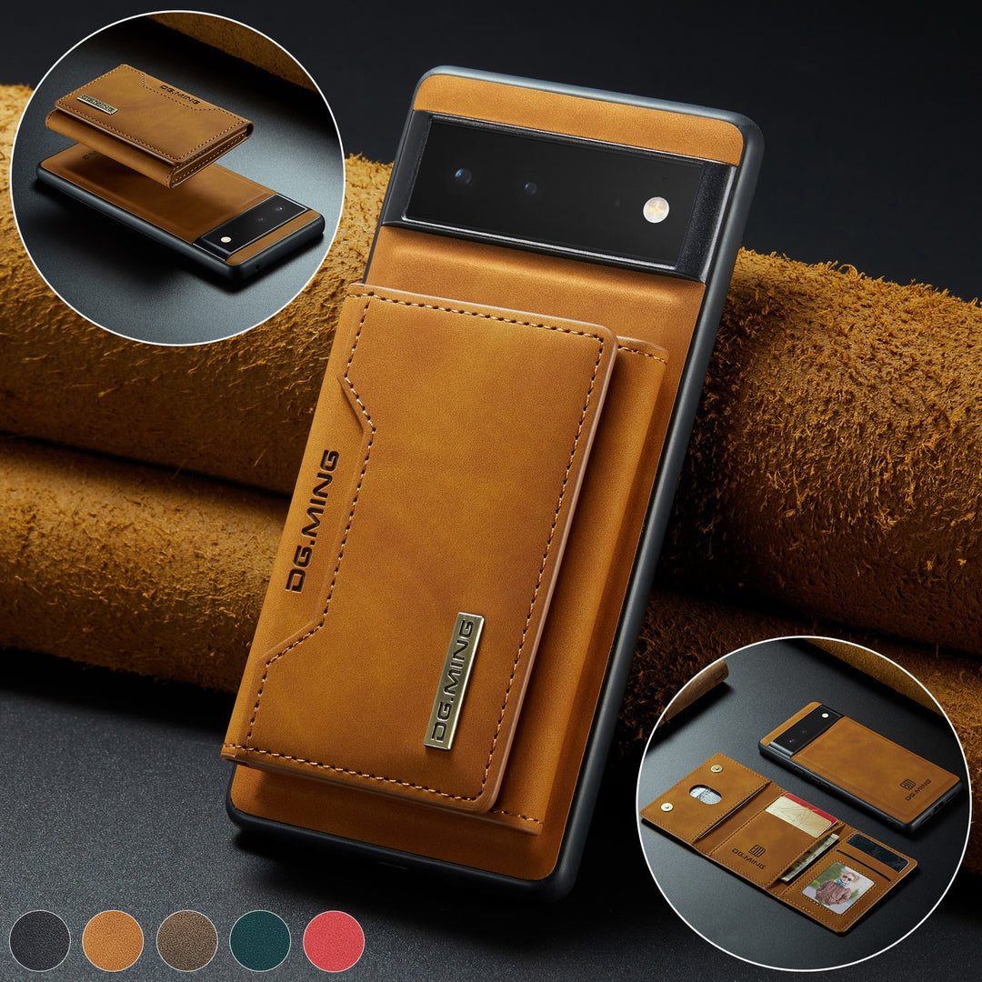 2 In 1 Detachable Card Pocket Magnetic Wallet Case for Google Pixel 7 Series - The Pixel Store
