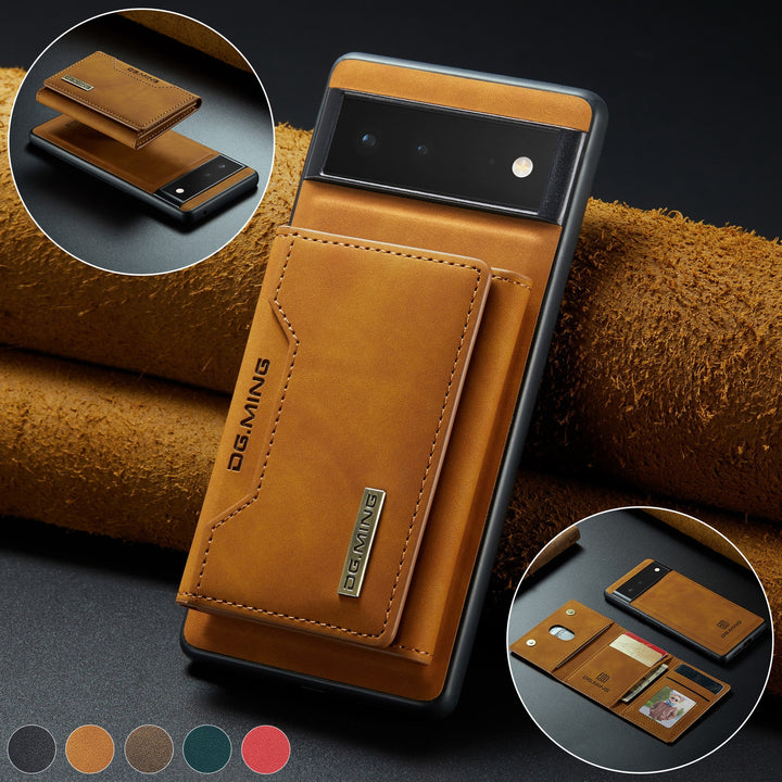 2 In 1 Detachable Card Pocket Magnetic Wallet Case for Google Pixel 7 Series - The Pixel Store